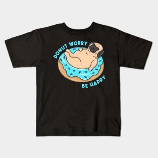 Donut Worry Be Happy Kids T-Shirt